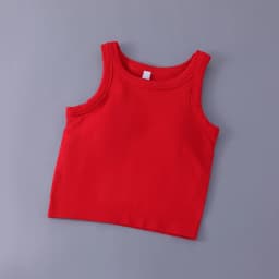 Women's Pink Vest with Chest Pad for Comfortable Flexibility for Breathable Vest Women's Soft Vest Exposed Navel