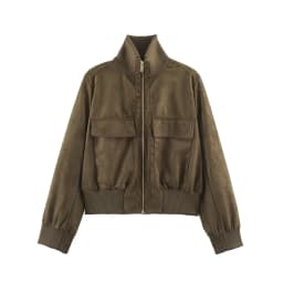 Women's Autumn Jackets 2026 New Fashion Big Pocket Elegant Women's Slim Warm Jackets Autumn Street Chic Young Student Coats