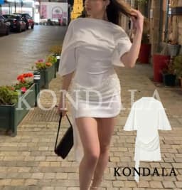 KONDALA Sexy Backless Sequin Splicing Dress Dating Holidays Party Elegant Mini Dress 2026 Summer Trendy Lady Short Sleeve Dress