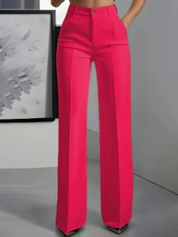 European and American cross-border 2026 new women's high-waisted, draped, straight-cut, simple suit pants for women