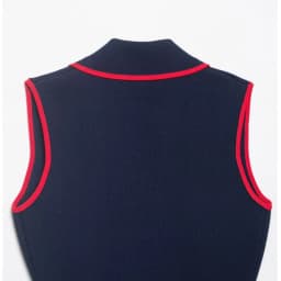 Women's Waistcoat 2026 Spring Summer V-neck Sleeveless Double-breasted Tops Casual Fashion Lady Knitted Colorblock Tank Tops