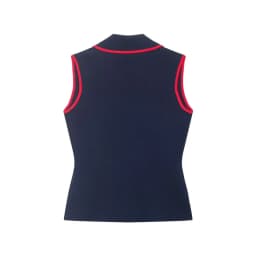 Women's Waistcoat 2026 Spring Summer V-neck Sleeveless Double-breasted Tops Casual Fashion Lady Knitted Colorblock Tank Tops