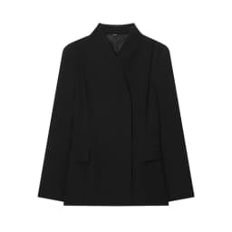 ETJ 2025 Women's New Fashion Design Three-Dimensional Cut High Collar Slim Suit Jacket & Matching Casual Trousers