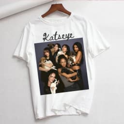 KATSEYE Gnarly Women Summer Short Sleeve Fashion Print Lady T-shirts Top T Shirt Ladies Womens Graphic Female Tee T-Shirt