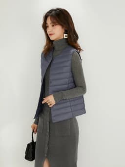 NewBang 90% Matt Fabric Women's Warm Vests Ultra Light Down Vest Women Two Ways Waistcoat Portable Warm Sleeveless Winter Liner