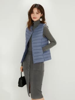 NewBang 90% Matt Fabric Women's Warm Vests Ultra Light Down Vest Women Two Ways Waistcoat Portable Warm Sleeveless Winter Liner