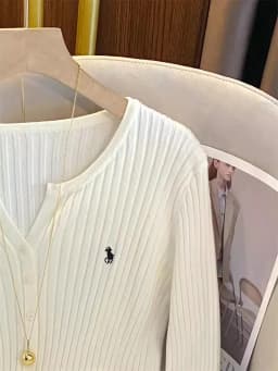 New Women Solid Fashion Knitted Tops Y2K Embroidery Long Sleeve Cardigans Sweaters Fashion Streetwear Lady Shirts