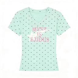 Polka Dot Y2k T Shirts Women Kawaii Sweet Girl Short Sleeve Tee Vintage Slim Fit V Neck Summer Top