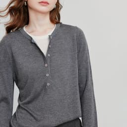 TOYOUTH Women Knitted Shirt 2025 Autumn New Retro Color Contrast Splicing Fake Two Piece Pullover Bottom Tops
