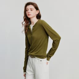 TOYOUTH Women Knitted Shirt 2025 Autumn New Retro Color Contrast Splicing Fake Two Piece Pullover Bottom Tops