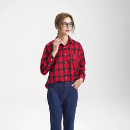 2025 Spring Loose Casual Womens Plaid Shirt Fresh College Style Long Sleeve Blouses And Tops Female Flannel Checked Clothes