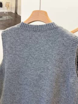 Solid Colour Simple Casual Short Versatile Layered Knitted Vest Sweater