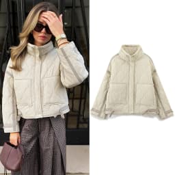 Women Autumn New Fashion Loose Cotton Jacket Short Coat Chic Long Sleeve Cotton Clothes Outerwear Muje