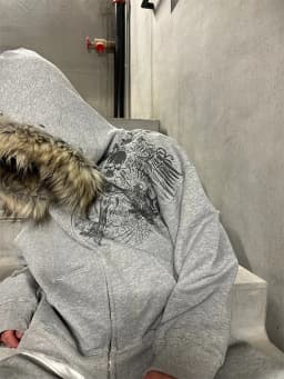 Autumn Winter Y2k Women Aesthetic Harajuku Faux Fur Collar Hoodies Clothes Graphic Hip Hop Punk Gothic Zip Up Hoodies 2026 New