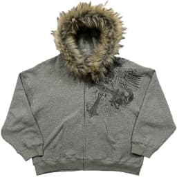Autumn Winter Y2k Women Aesthetic Harajuku Faux Fur Collar Hoodies Clothes Graphic Hip Hop Punk Gothic Zip Up Hoodies 2026 New