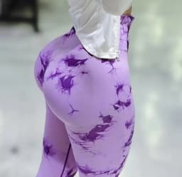 Women Tie Dye Leggings Gym Fitness Athletic Workout Elastic Leggins Butt Lifting Yoga Pants Tie-dye Sports Training Tights