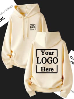 Customize Womens Hoodies Street Oversized Pocket Sweatshirts Hip Hop Unisex Tops DIY Your Logo/Graphic Pullovers Woman Clothes