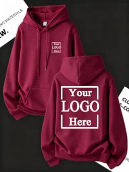 Customize Womens Hoodies Street Oversized Pocket Sweatshirts Hip Hop Unisex Tops DIY Your Logo/Graphic Pullovers Woman Clothes