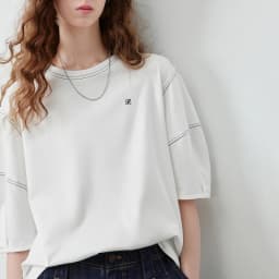 TOYOUTH Women's Short Sleeve Tee 2026 Autumn New 100 Percent Cotton Antibacterial Lantern Sleeve Slimming Clean Fit Casual Tops