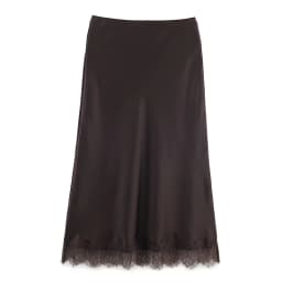 Willshela Women Fashion Solid Lace Side Hem Pleated A-Line Midi Skirt Vintage High Elastic Waist Female Chic Lady Skirts