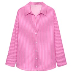 HXAO 2025 Woman Blouses Long Stripe Shirts Women Spring Summer Long Sleeve Blue White Shirt Woman Large Tops Button Up Shirts