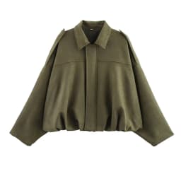 YENKYE New 2025 Women Suede Textured Jacket Long Sleeve Lapel Collar Loose Coats Casual Female Outerwear Chic Tops