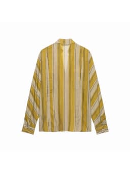 Women Casual Striped Loose Shirt Trouser Suits Women Full Sleeve Lapel Button Top Long Straight Pants Set Female 2026 Lady Suit