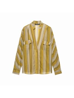 Women Casual Striped Loose Shirt Trouser Suits Women Full Sleeve Lapel Button Top Long Straight Pants Set Female 2026 Lady Suit