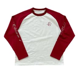 American Casual Loose Letter Printed Pullover Hip Hop Harajuku Tops Fashion Color Matching Shoulder Long Sleeved O Neck T-shirt