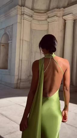 Sexy Satin Ribbon Party Dress Women Elegant Halter Backless Off Shoulder Sleeveless Female Dresses 2026 Summer Solid Robe Gown