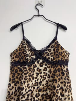 Y2k Emo Women Streetwear Sexy Acubi Leopard Lace Trim V-neck Tank Tops Sleeveless Spaghetti Stra Goth Grunge 2000s Alt Clothes