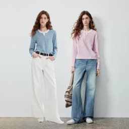 TOYOUTH Women's Long Sleeve T Shirt 2026 Autumn New Retro Textured Fitted Colorblock Fake Two Piece Double Collar Layering Tops