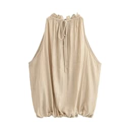 Women's Suit 2026 Summer New Khaki Sleeveless Beaded Vest with Lantern Pants Set Fashionable and Stylish