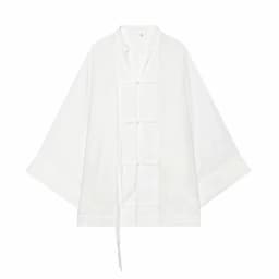 Women Elegant Blouse For Women Loose Long Sleeve Shirts Female Single-breasted Casual Shirts Fashion See Through Thin Top