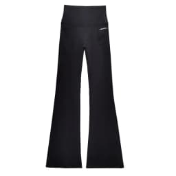 Plus Size Fit Yoga Flared Trousers for Women Semaless Two Sides Pocket Leggings High Waist Push Up Butt Gym Trainning Leggings