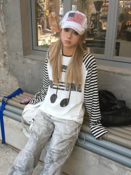 Tonngirls Japanses 2000s T-shirt Women Casual Print Graphic Tops Patchwork Y2k Vintage Grunge Tops American Retro Tshirts E-girl