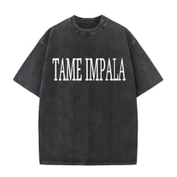 Mens women Vintage Washed Short Sleeve T-shirt Tame Impala Rock Band Deadbeat Tour 2026 Album Hip Hop Fans Gift T-shirts