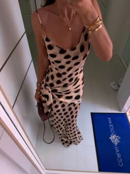 Elegant Animal Print Maxi Dress Detachable Scarf Spaghetti Strap Tie Waist Slim Fit Skirt Women Summer Party Vacation Outfit New