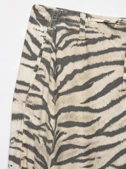 Women Chic Casual Animal Print Pants For Women High Waist Wide Leg Trousers Woman 2026 Spring Summer Fashion Tied Pant Trendy