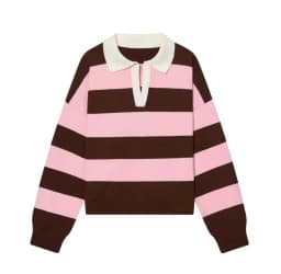 Nlzgmsj 2025 Autumn High Street Chic Women Striped Knitted Sweaters Women Full Sleeve Vintage Style Tops