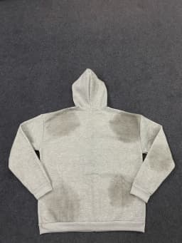 Y2K American Style Men's and Women's Zipper Style Hooded Gray Sweatshirt Jacket, Thick and Sturdy, Warm Sweatshirt