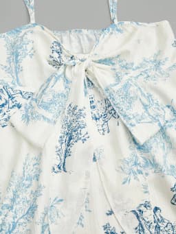 Women's Elegant Cami Top, Striped Printed Fabric, Bow Neck & Front Tie Waist, Slim Sleeveless Camisole. Versatile for Spring & S