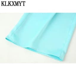 KLKXMYT New Fashion Satin Long Jumpsuits For Women Halter Neck Casual Street Outfit Chic Backless Sexy Elegant Jumpsuit
