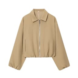 MUJER 2025 Women's Bomber Jacket Zip Puffed Varsity Jackets for Women Cropped Demi-season Jacket for Women Coats New Outerwears