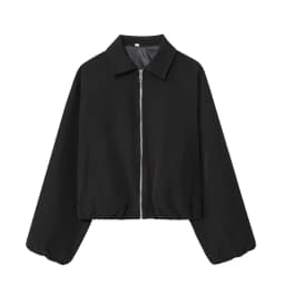 MUJER 2025 Women's Bomber Jacket Zip Puffed Varsity Jackets for Women Cropped Demi-season Jacket for Women Coats New Outerwears