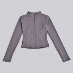 S-3XL Women Full Zip Yoga Jacket Thumb Hole Slim Fit Breathable Athletic Top for Gym Running Workout Training&Daily Casual Wear