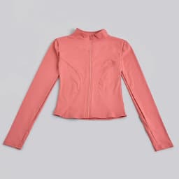 S-3XL Women Full Zip Yoga Jacket Thumb Hole Slim Fit Breathable Athletic Top for Gym Running Workout Training&Daily Casual Wear
