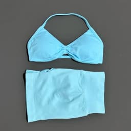 HISTELLO Gym Set 2 Piece Women Strappy Yoga Bra Top Workout Scrunch Shorts Sports Suit Fitness Clothes Seamless Yoga Set