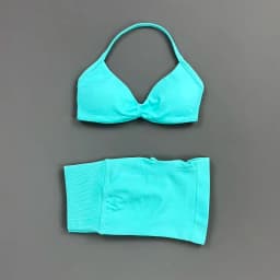 HISTELLO Gym Set 2 Piece Women Strappy Yoga Bra Top Workout Scrunch Shorts Sports Suit Fitness Clothes Seamless Yoga Set