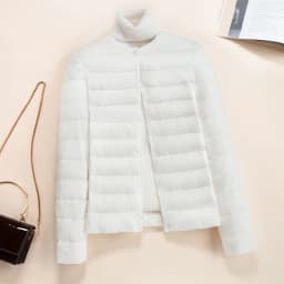 Korean Slim Fit O-neck V-neck Female Short Quilted Puffer Coat 2026 New Arrivlas Women Ultra Lightweight Packable Liner Jackets